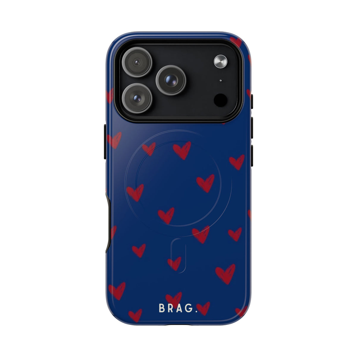 Blue Flirt MagSafe Tough Phone Case — Magnetic Protective Cover
