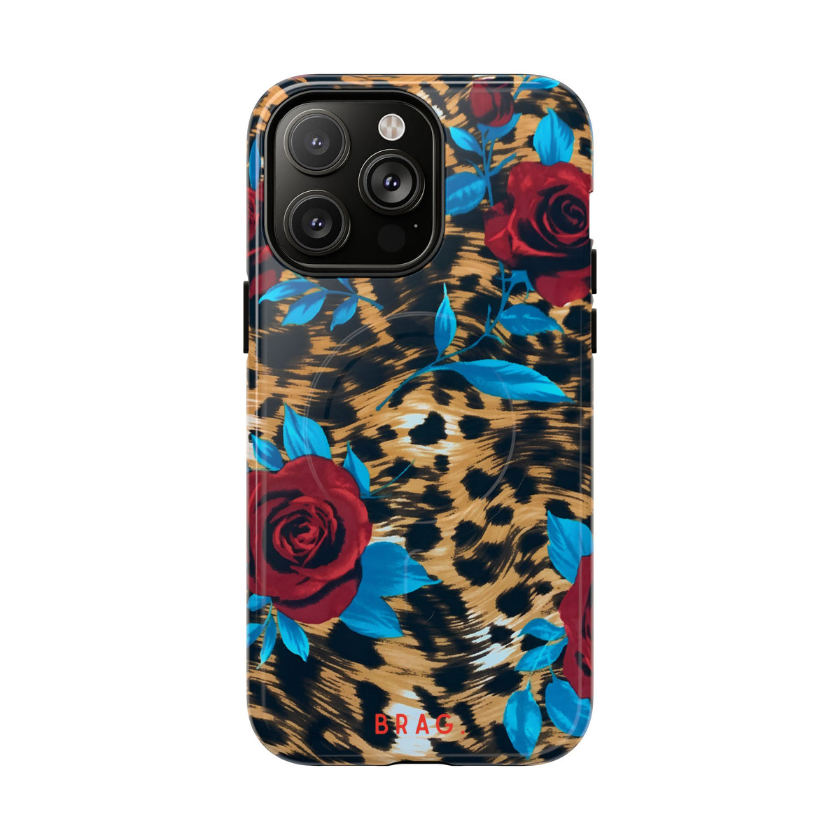Wild Rose MagSafe Tough Phone Case — Magnetic Protective Cover