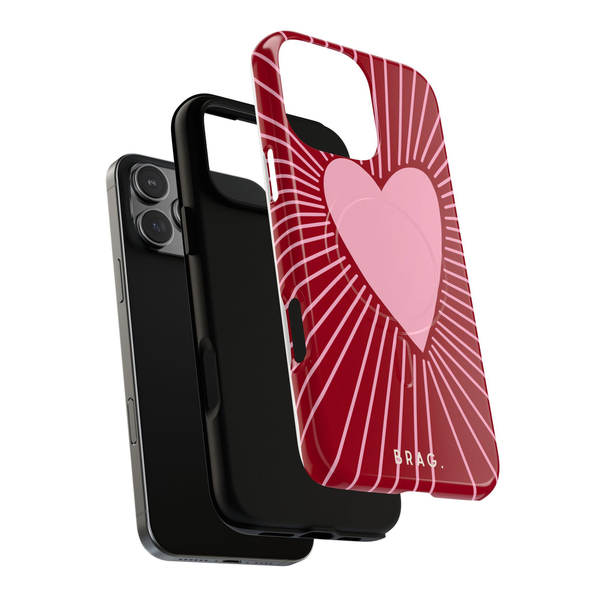 Heart Rush MagSafe Tough Phone Case — Magnetic Protective Cover