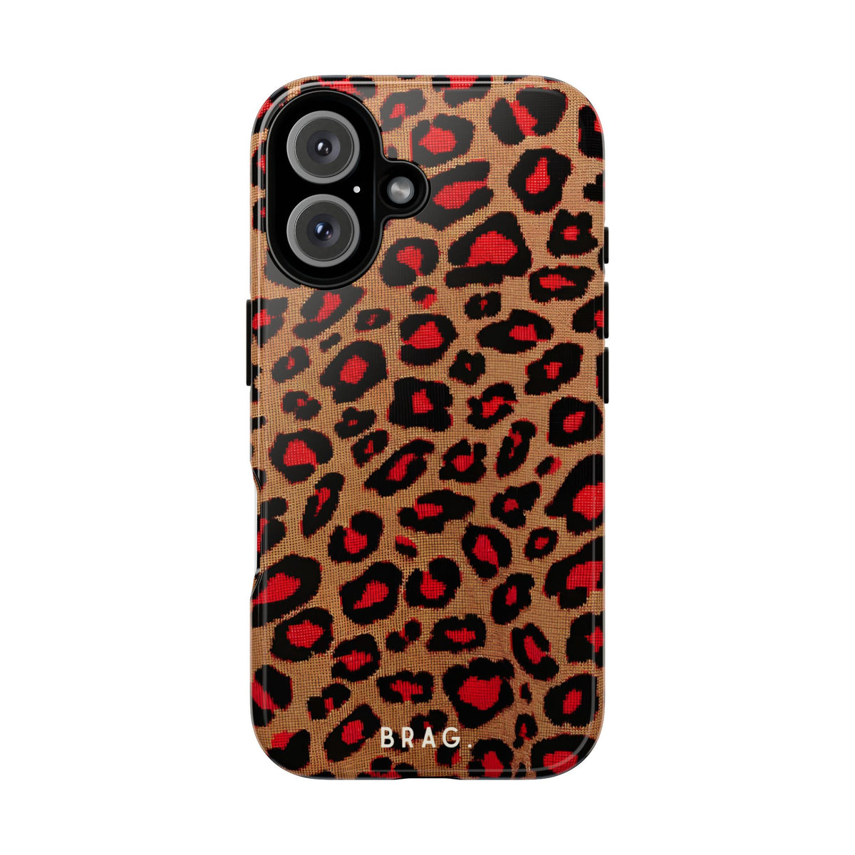 Fire Leo Leopard Tough Phone Case – Shockproof Protective iPhone Cover