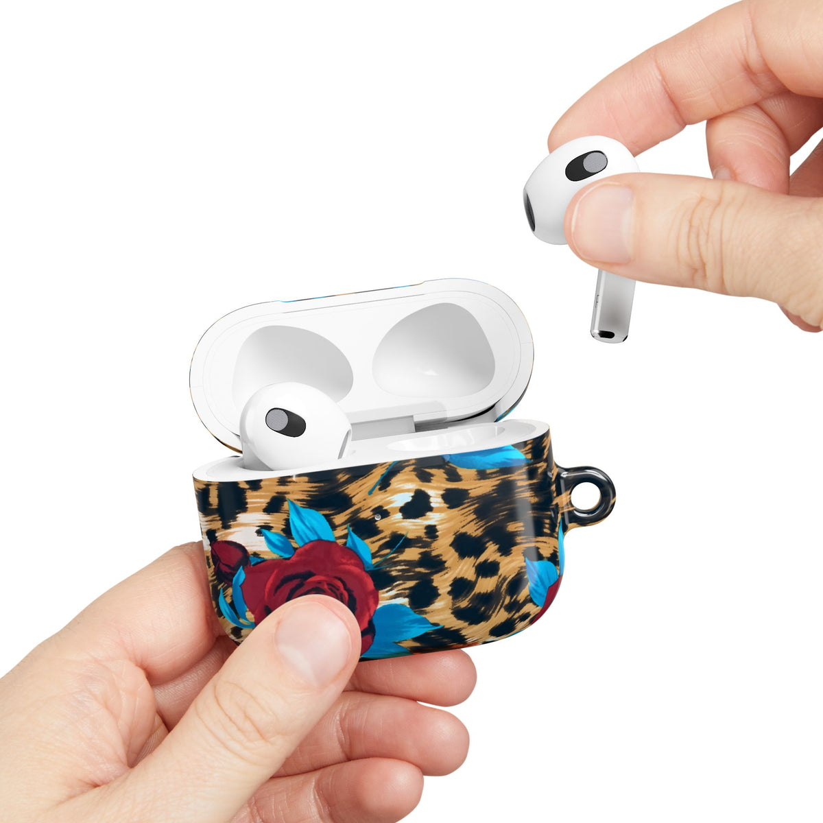 Wild Rose AirPod Case – Slim Protective Charging Case