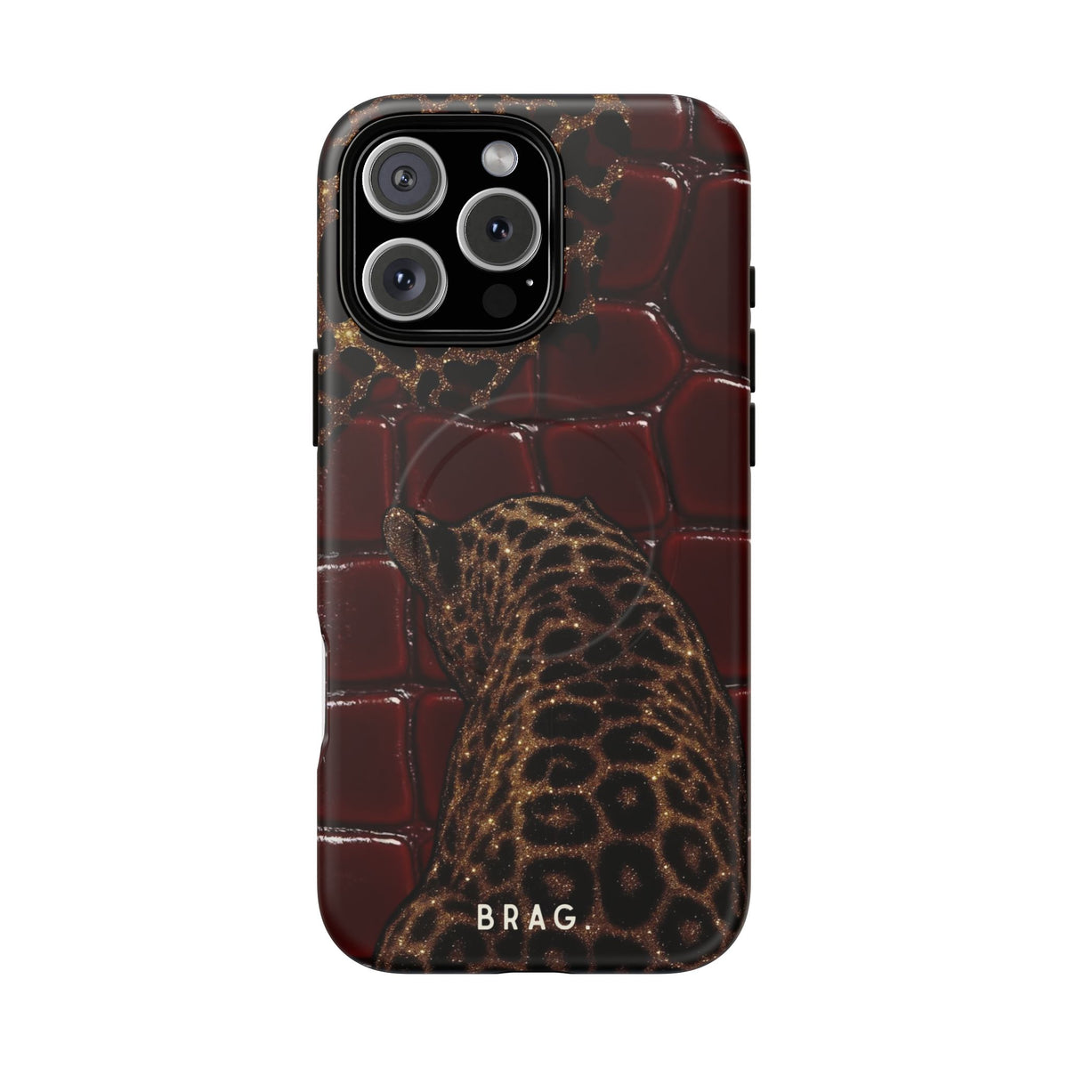 Leopard Lounge MagSafe Tough Phone Case — Magnetic Protective Cover