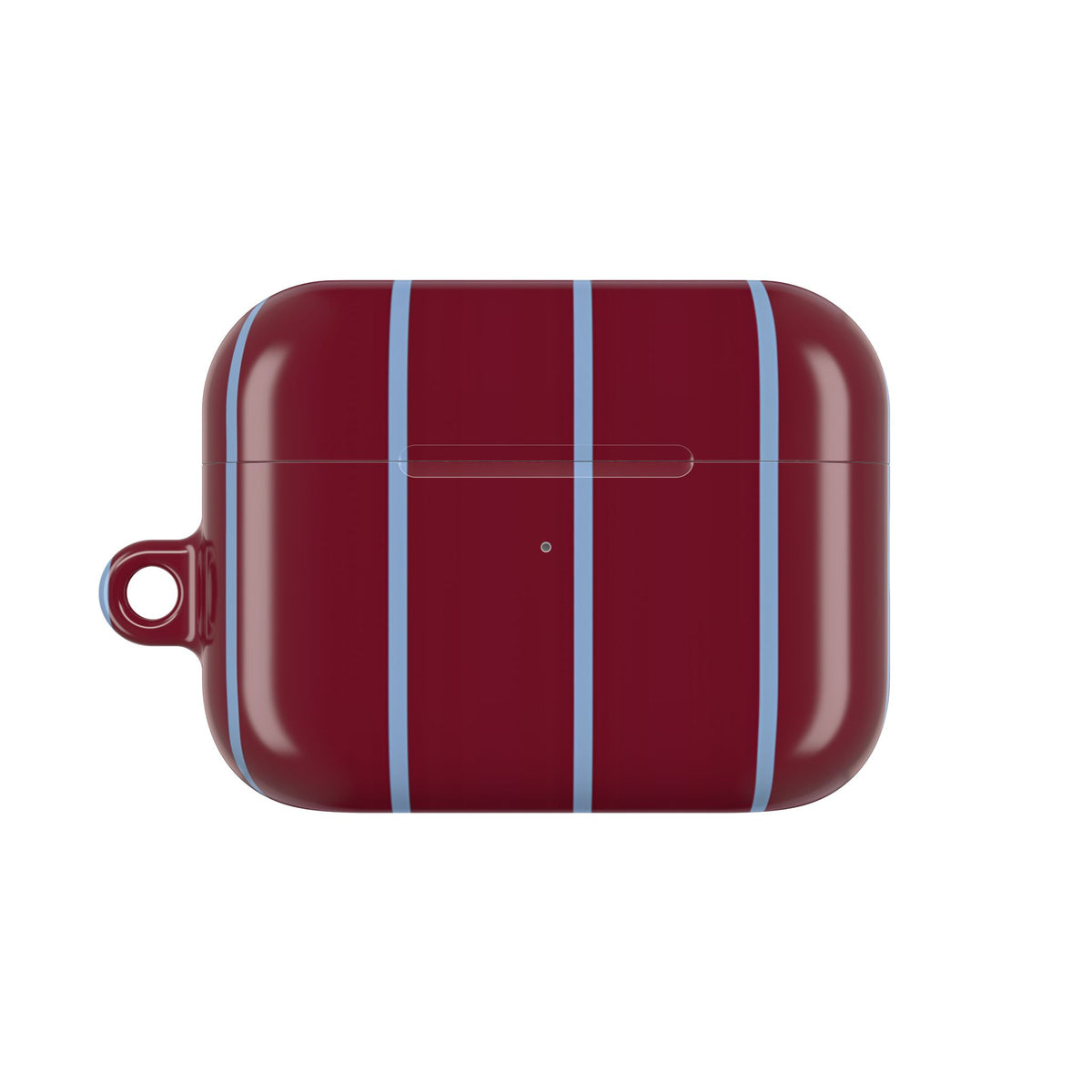 Bordeaux Stripe AirPod Case – Slim Protective Charging Case