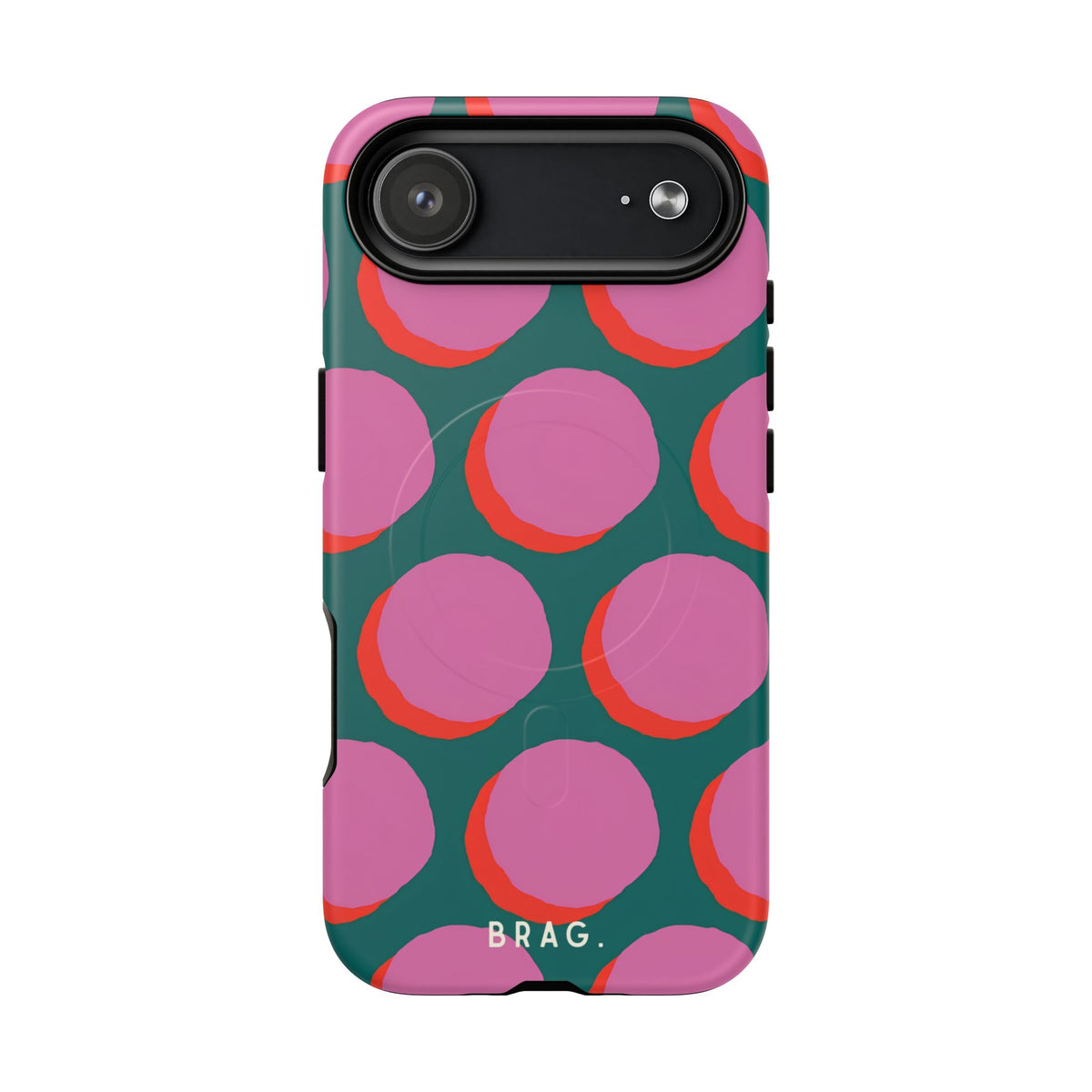 Pink Moon MagSafe Tough Phone Case — Magnetic Protective Cover