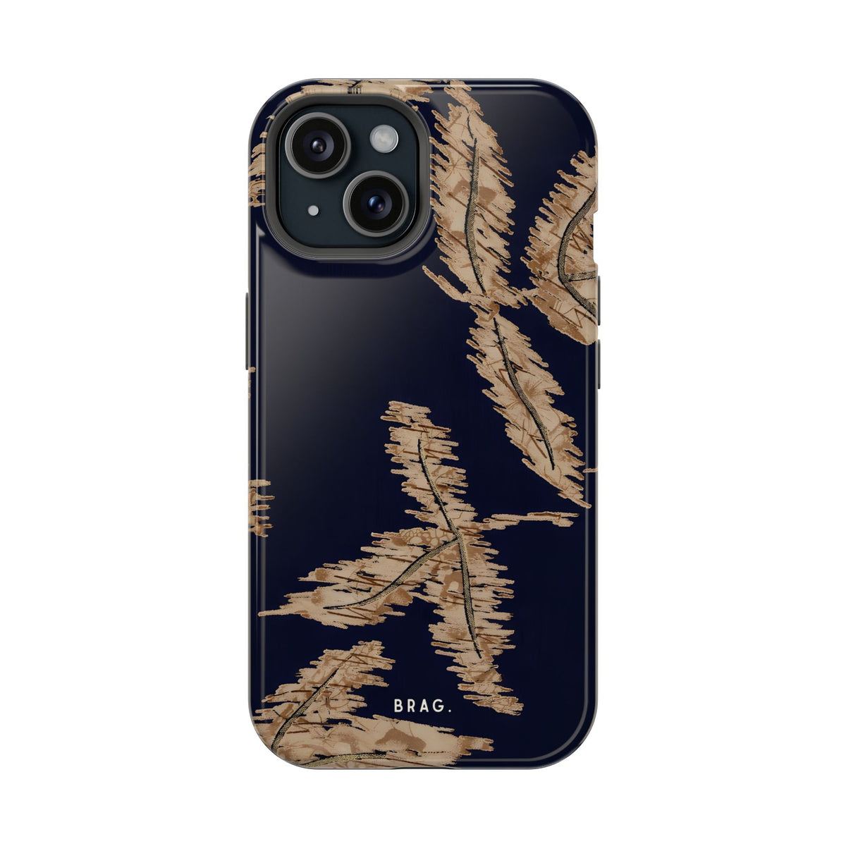 Golden Fern Magnetic Impact-Resistant Phone Case