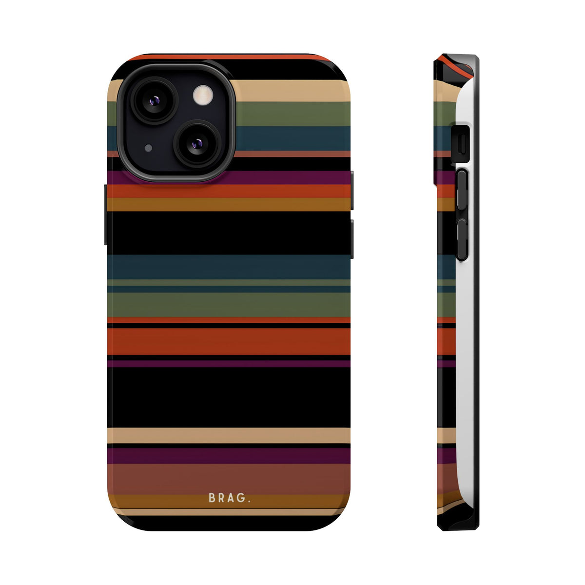 Market Stripe Magnetic Impact-Resistant Phone Case