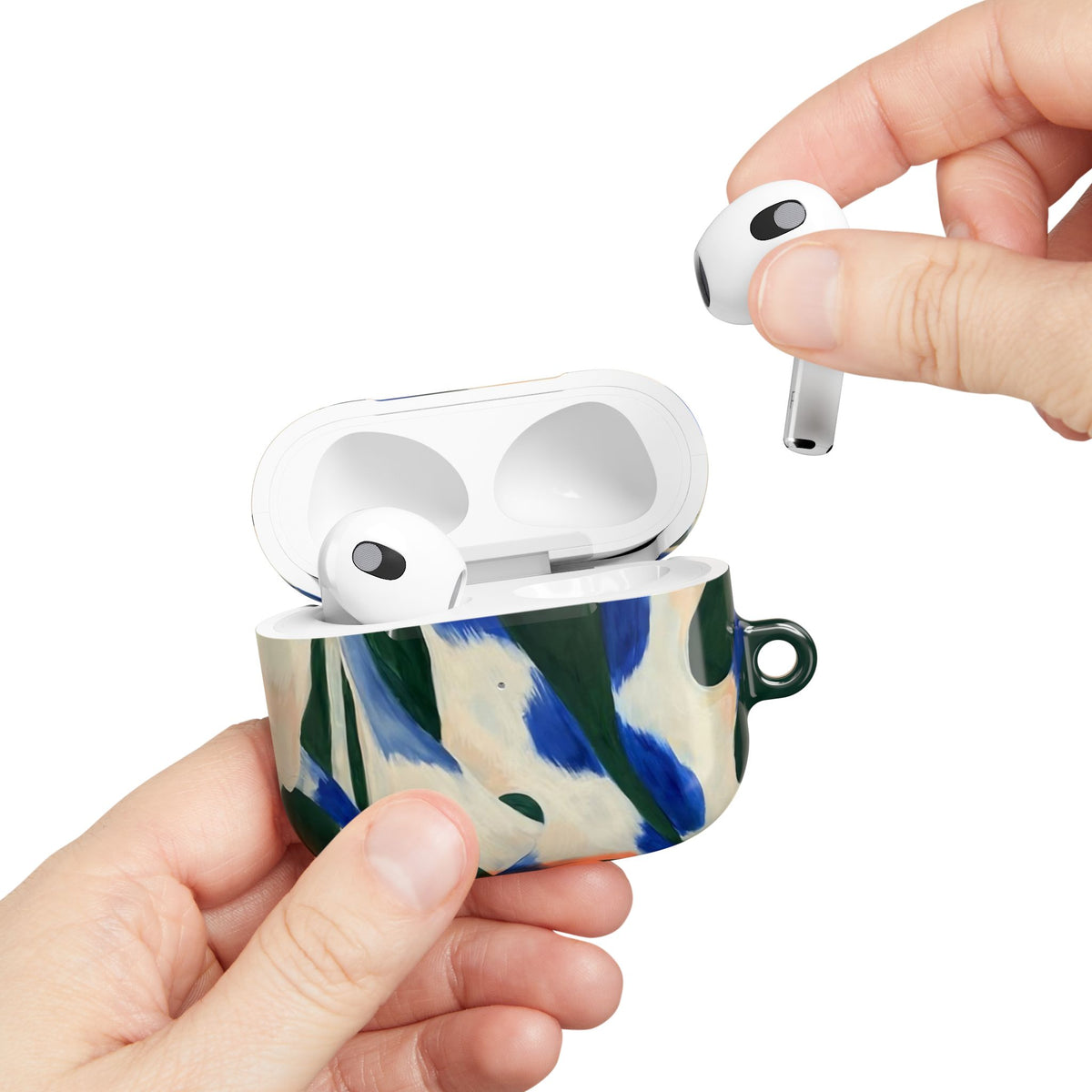 Blue Garden AirPod Case – Slim Protective Charging Case