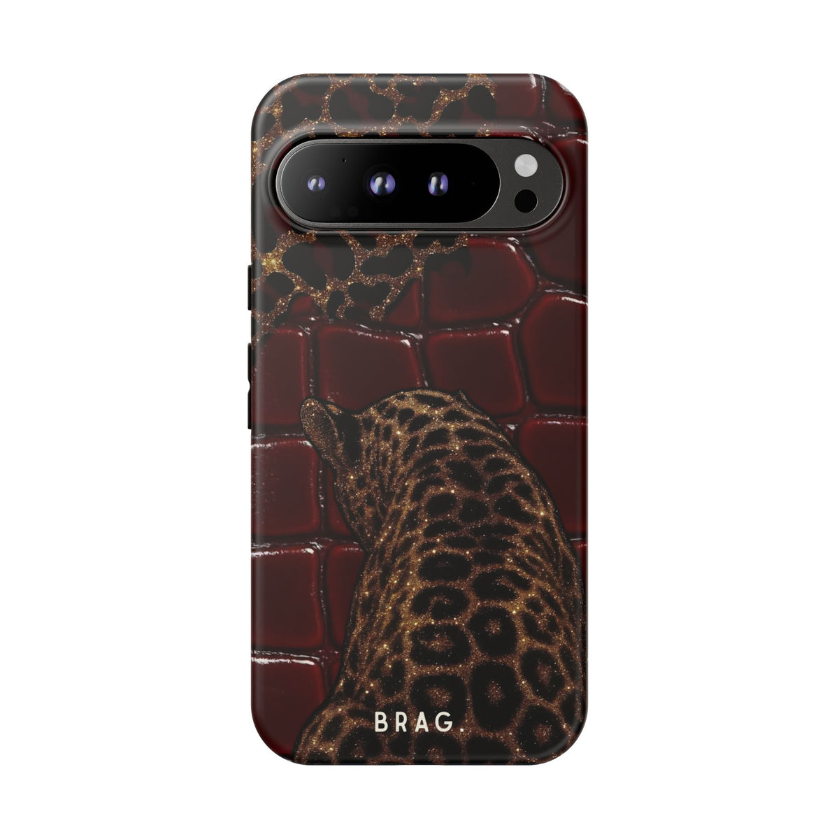 Leopard Lounge Tough Phone Case – Shockproof Protective iPhone Cover