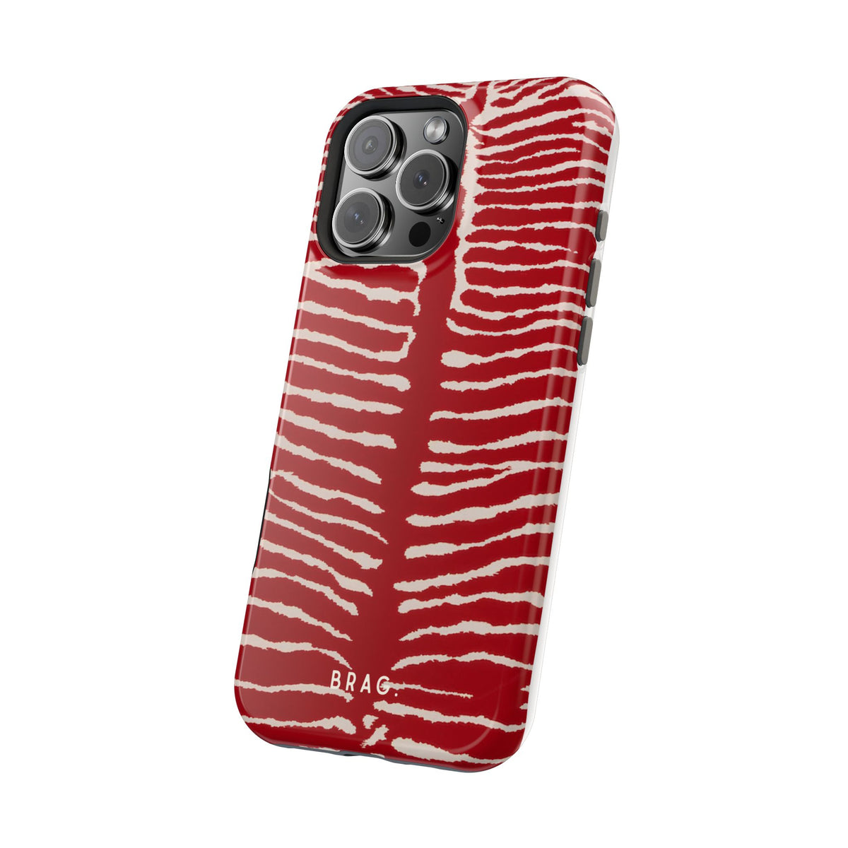 Striped Heat Magnetic Impact-Resistant Phone Case