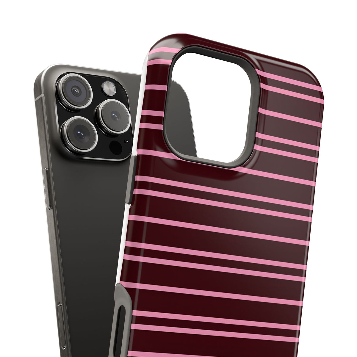 Secret Stripe Magnetic Impact-Resistant Phone Case