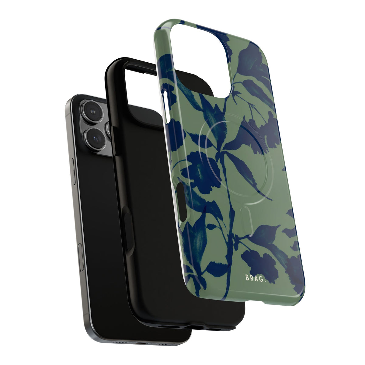 Sage Bloom MagSafe Tough Phone Case — Magnetic Protective Cover