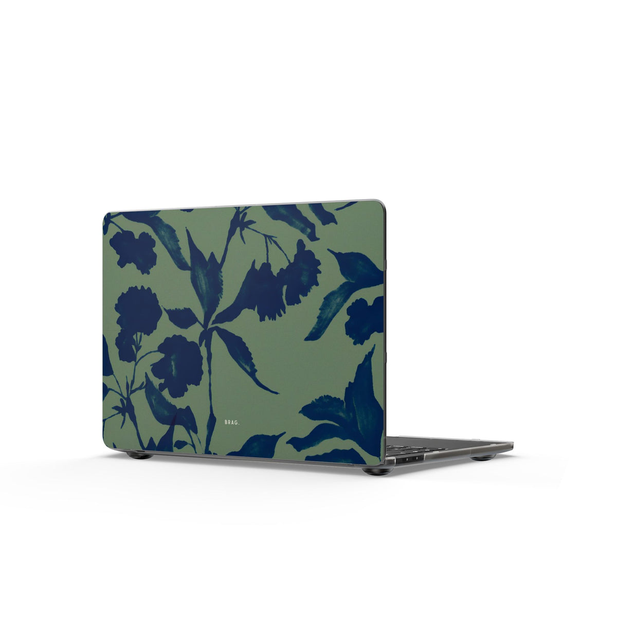 Sage Bloom Matte MacBook Case — Slim Protective Laptop Cover