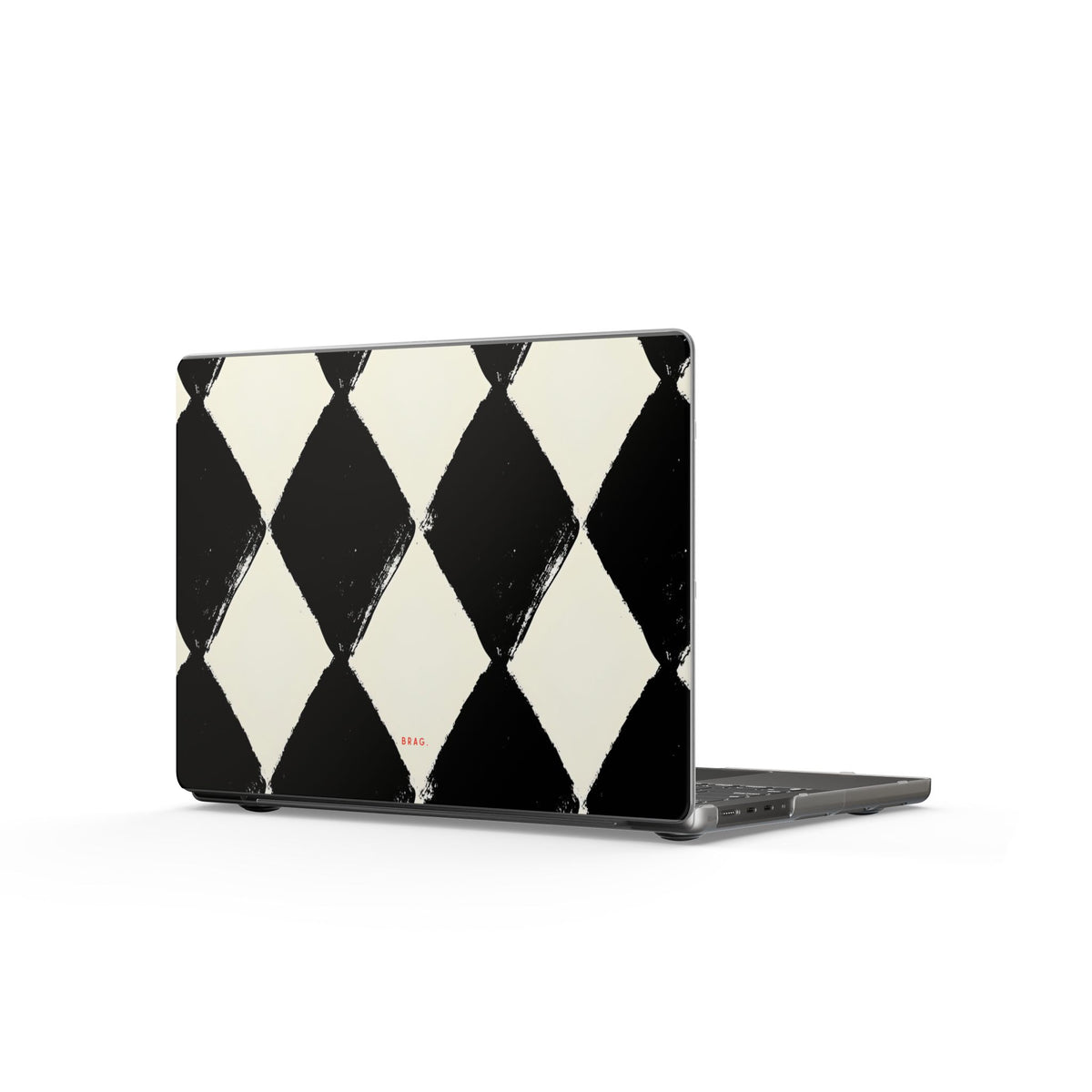 Ivory Harlequin Matte MacBook Case — Slim Protective Laptop Cover