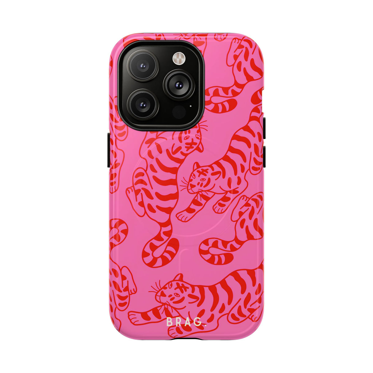 Tiger Lily MagSafe Tough Phone Case — Magnetic Protective Cover