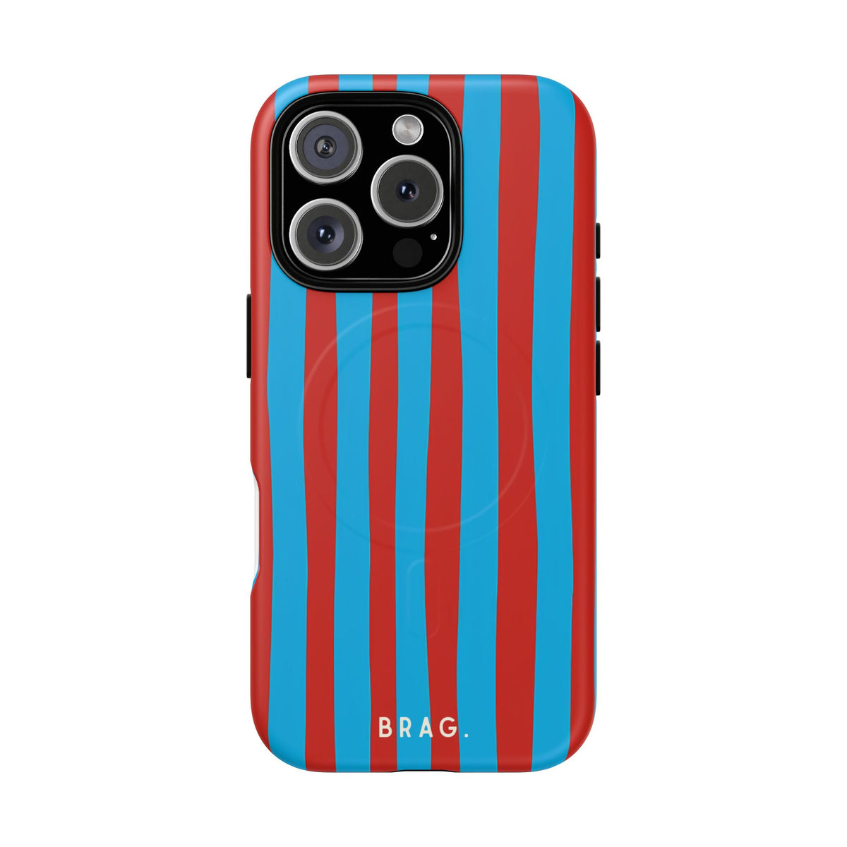 Riviera Stripe MagSafe Tough Phone Case — Magnetic Protective Cover