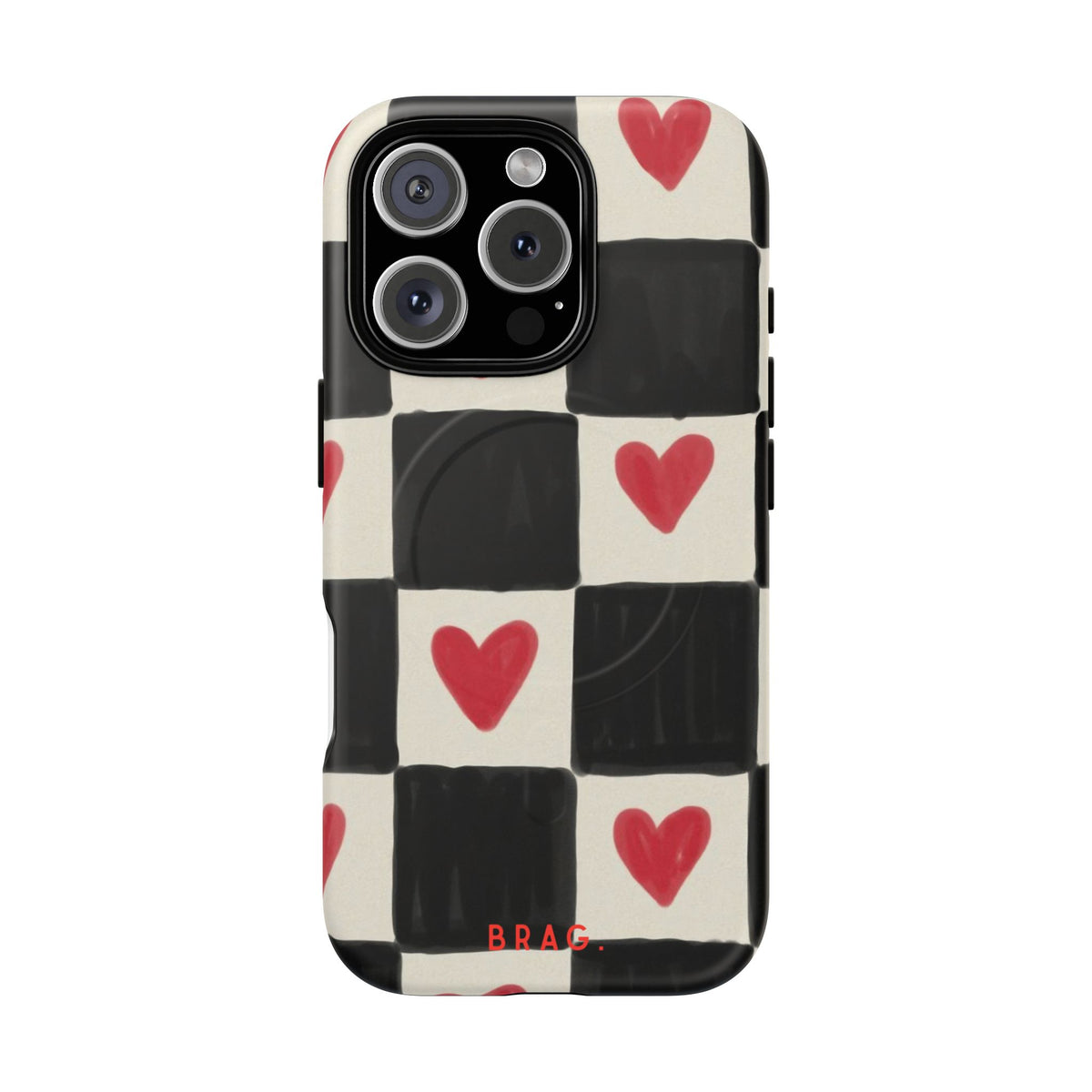 Heart Check MagSafe Tough Phone Case — Magnetic Protective Cover