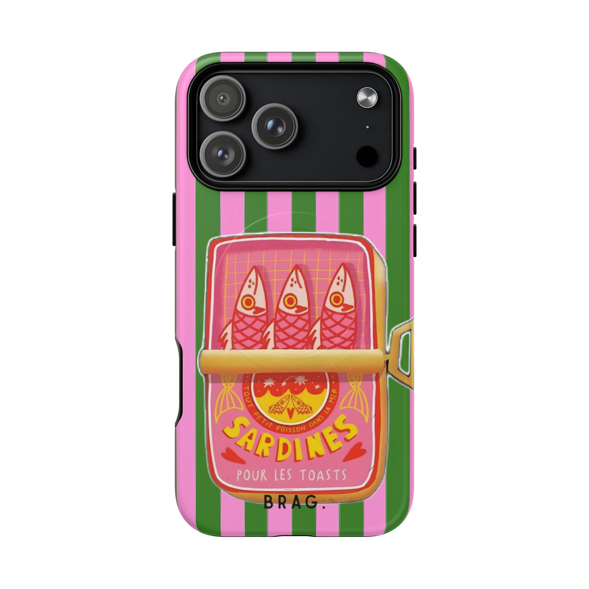 Tinned Pink MagSafe Tough Phone Case — Magnetic Protective Cover