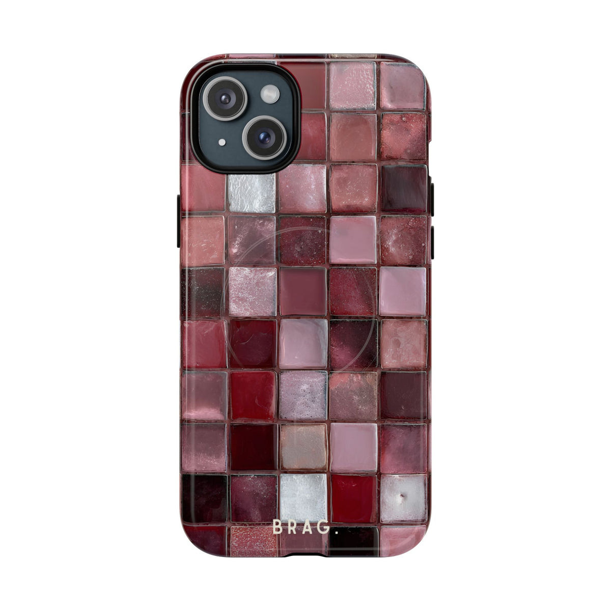 Cherry Tile MagSafe Tough Phone Case — Magnetic Protective Cover