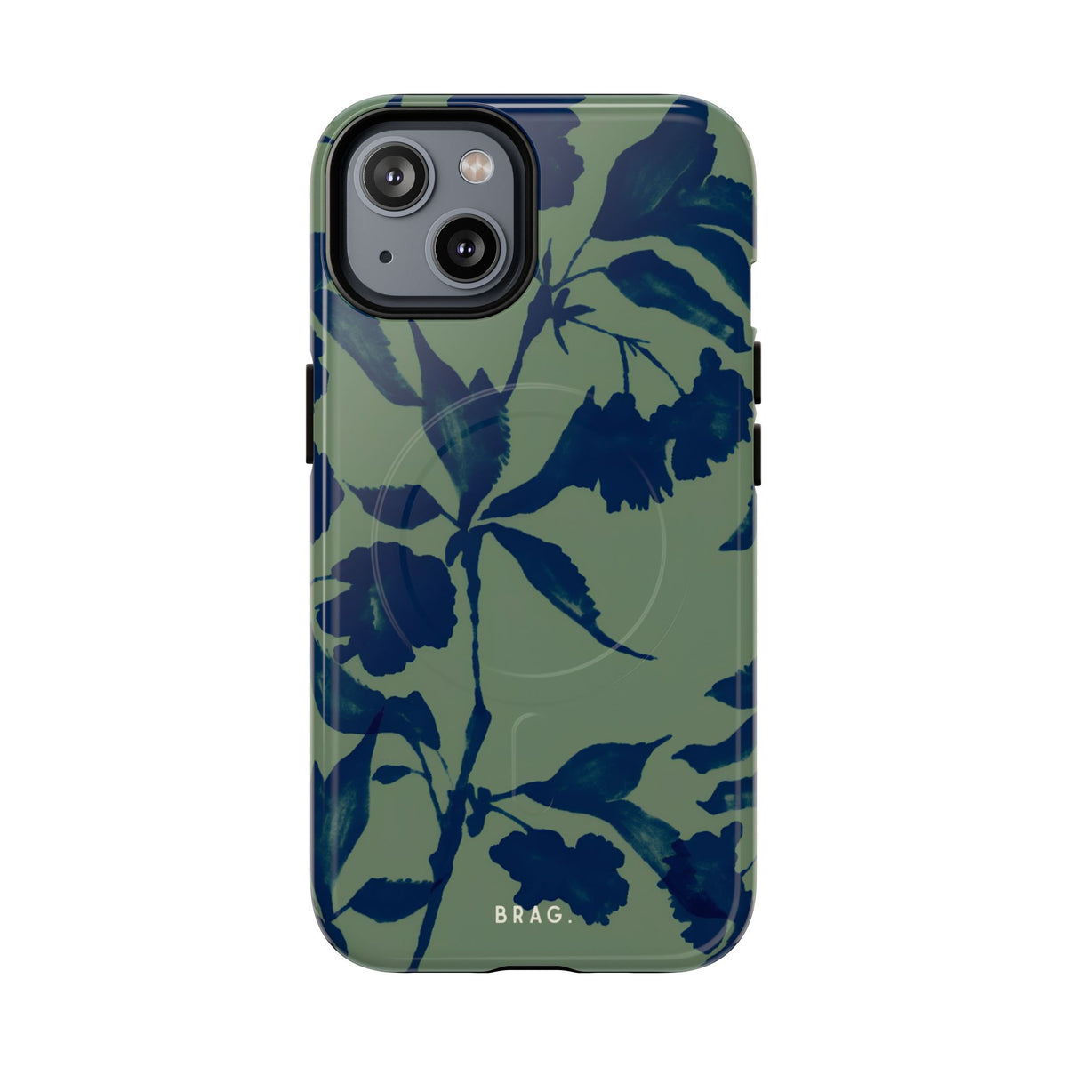 Sage Bloom MagSafe Tough Phone Case — Magnetic Protective Cover