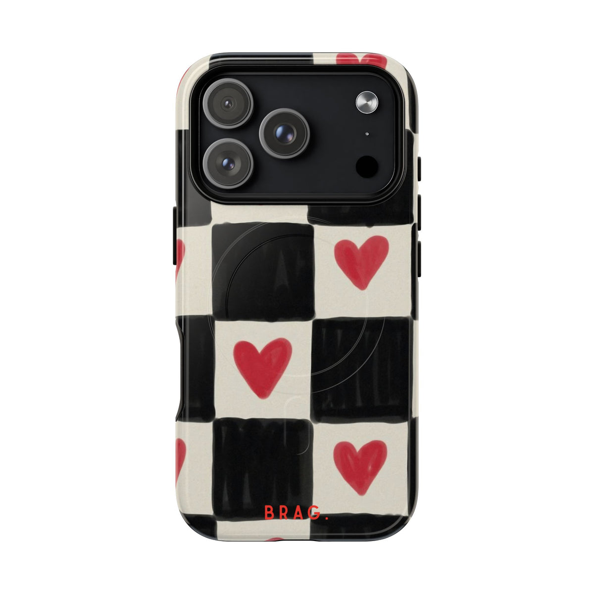 Heart Check MagSafe Tough Phone Case — Magnetic Protective Cover