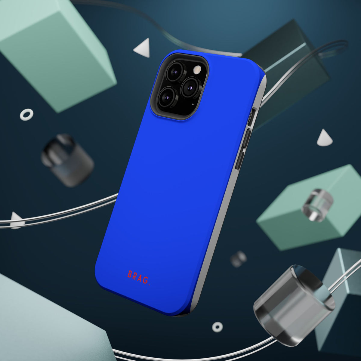 Brag Blue Magnetic Impact-Resistant Phone Case