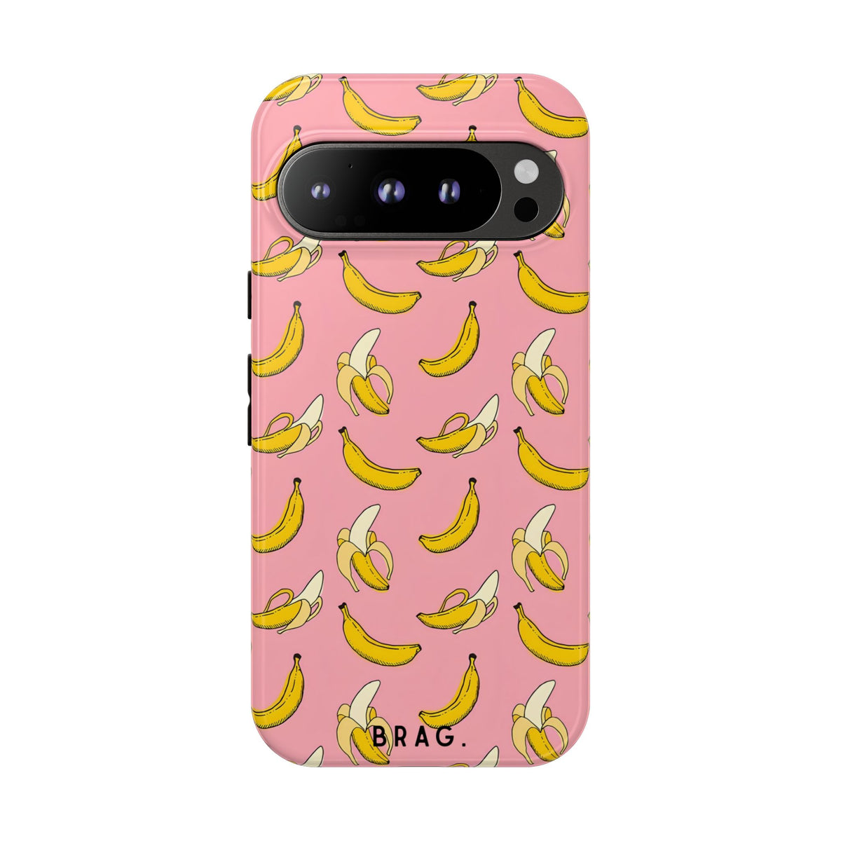 Banana Blush Tough Phone Case – Shockproof Protective iPhone Cover