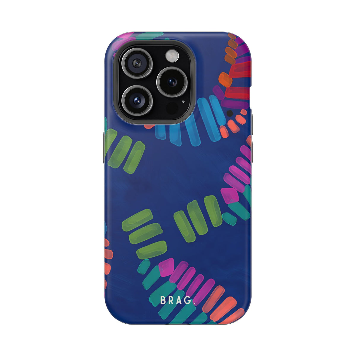Blue Palm Magnetic Impact-Resistant Phone Case