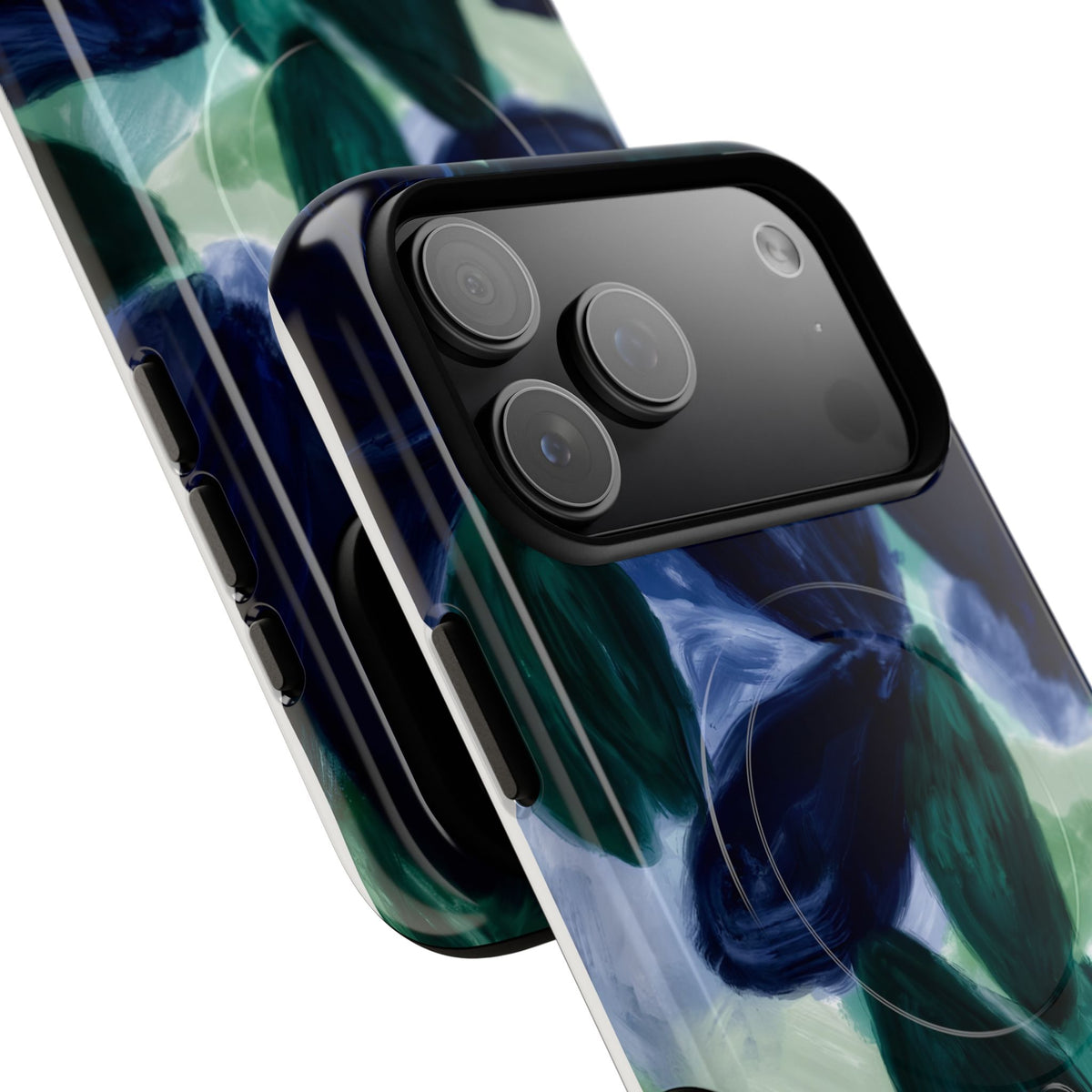 Indigo Garden MagSafe Tough Phone Case — Magnetic Protective Cover