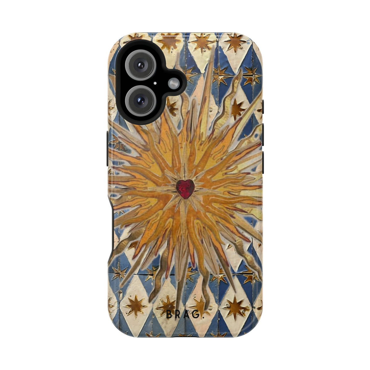 Fortune Heart Magnetic Impact-Resistant Phone Case