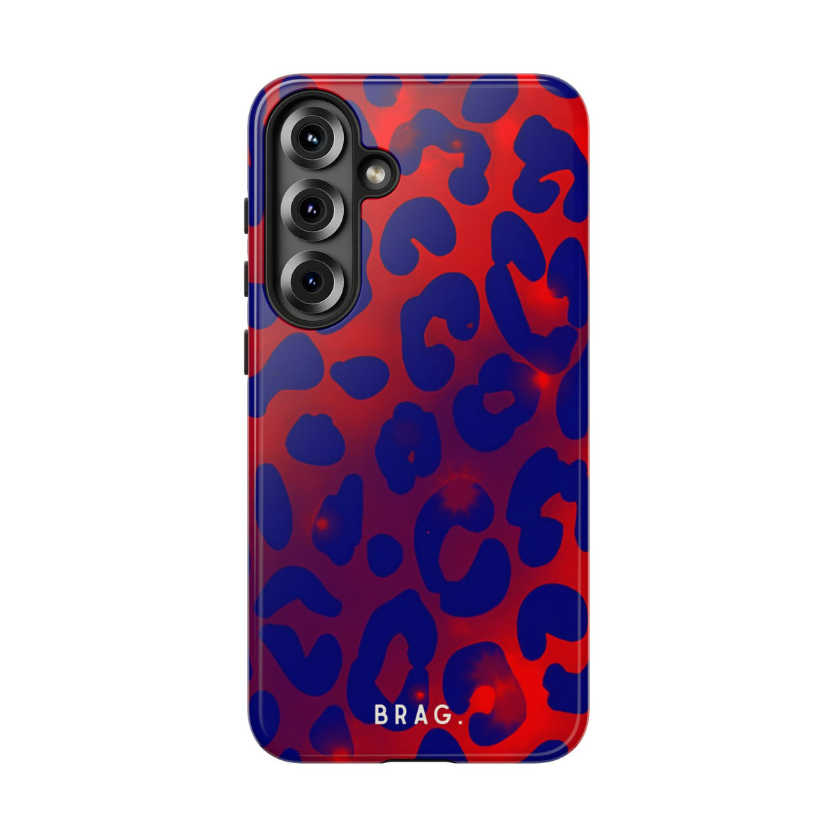 Electric Blue Tough Phone Case – Shockproof Protective iPhone Cover