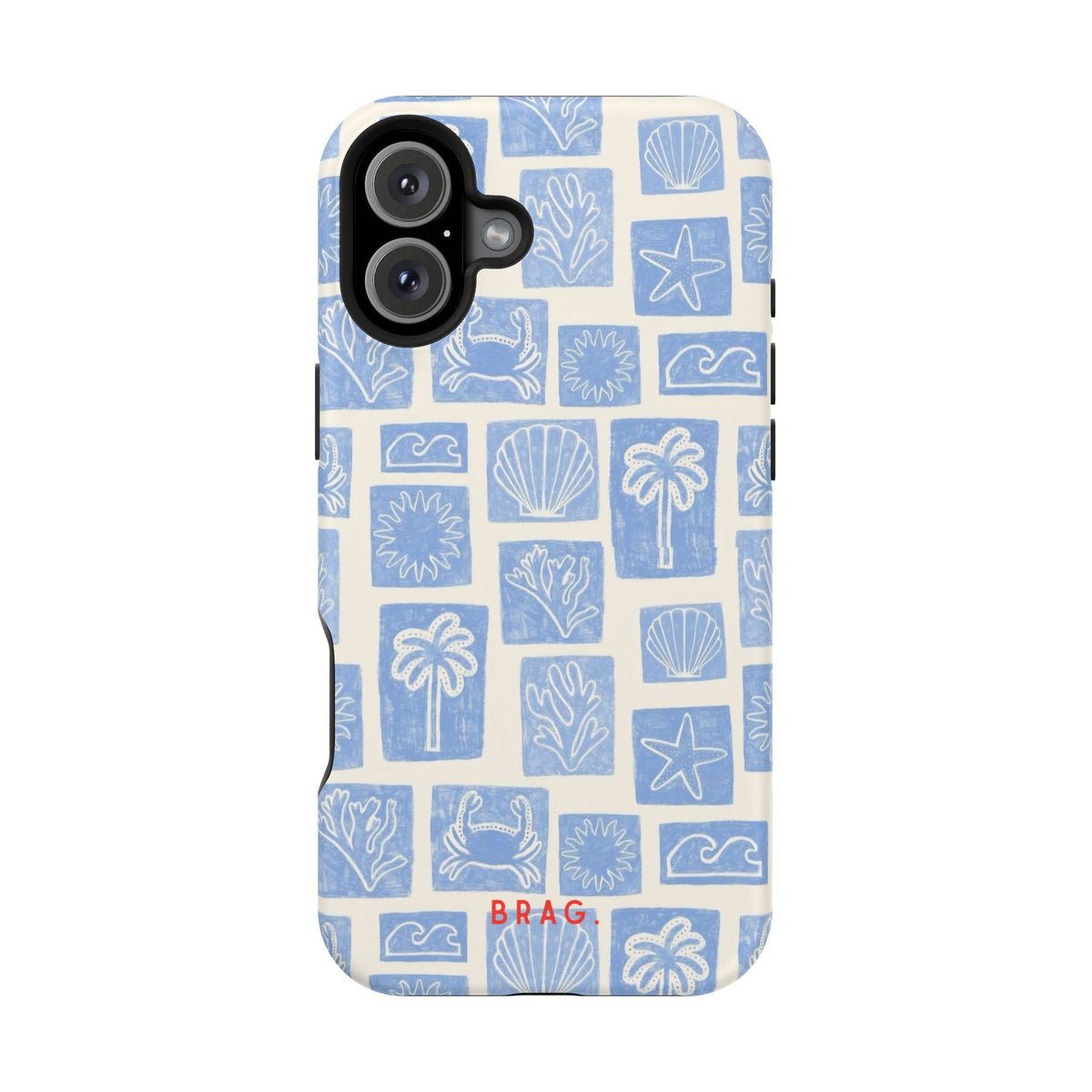 Azure Tiles Magnetic Impact-Resistant Phone Case