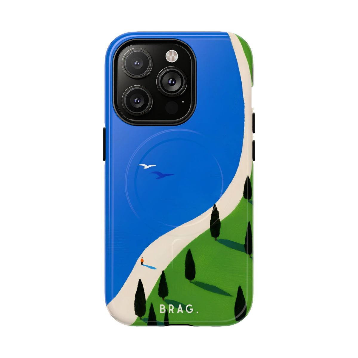 Blue Escape MagSafe Tough Phone Case — Magnetic Protective Cover