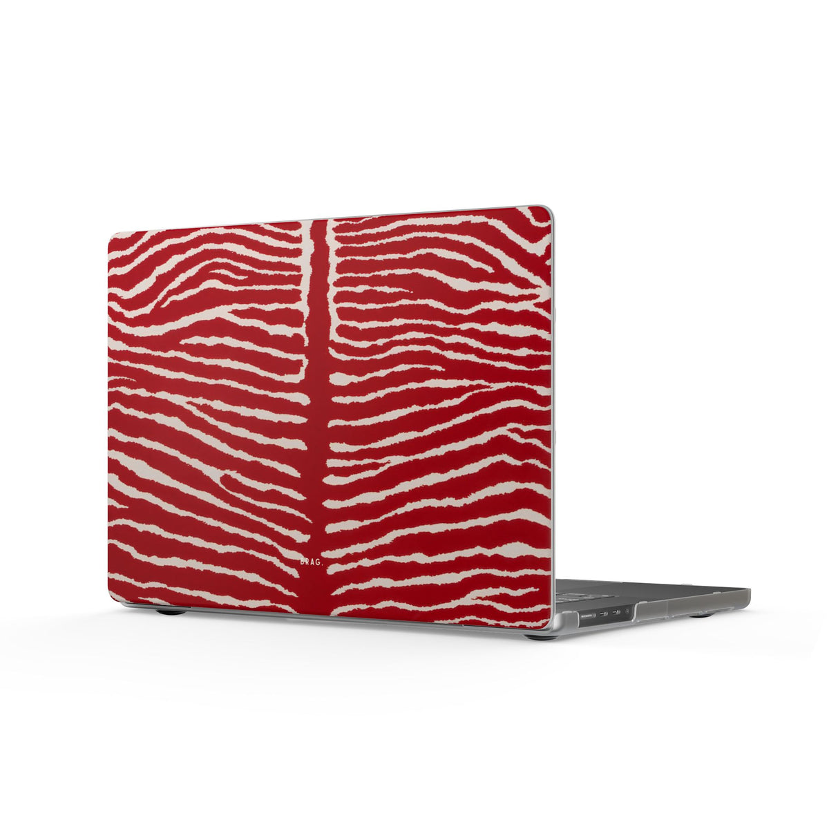Striped Heat Matte MacBook Case — Slim Protective Laptop Cover