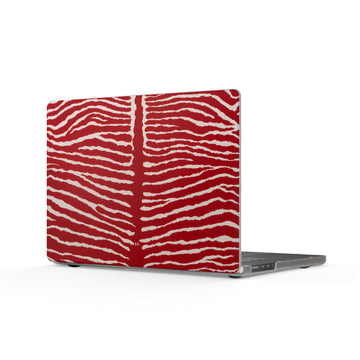 Striped Heat Matte MacBook Case — Slim Protective Laptop Cover