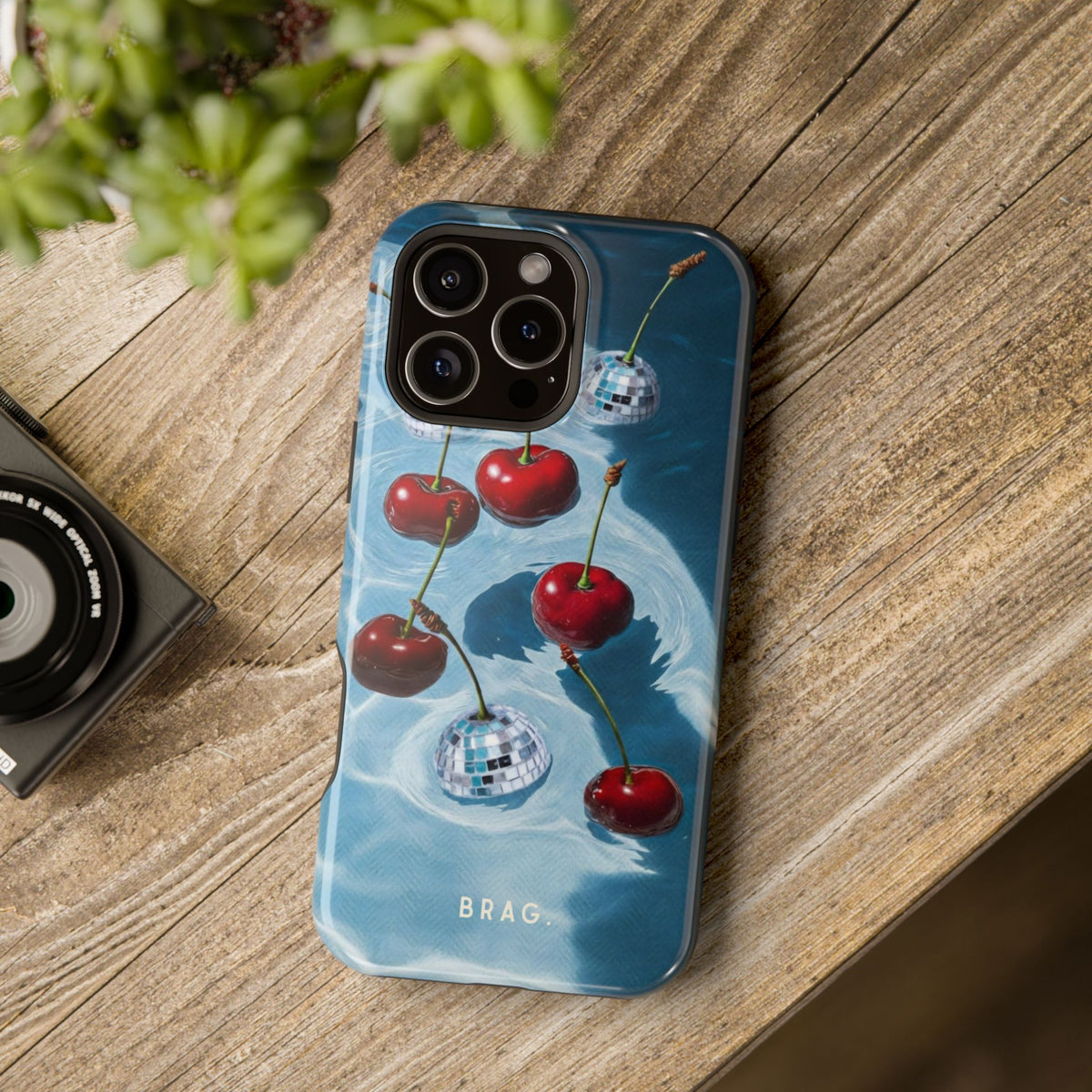 Cherry Ice Magnetic Impact-Resistant Phone Case