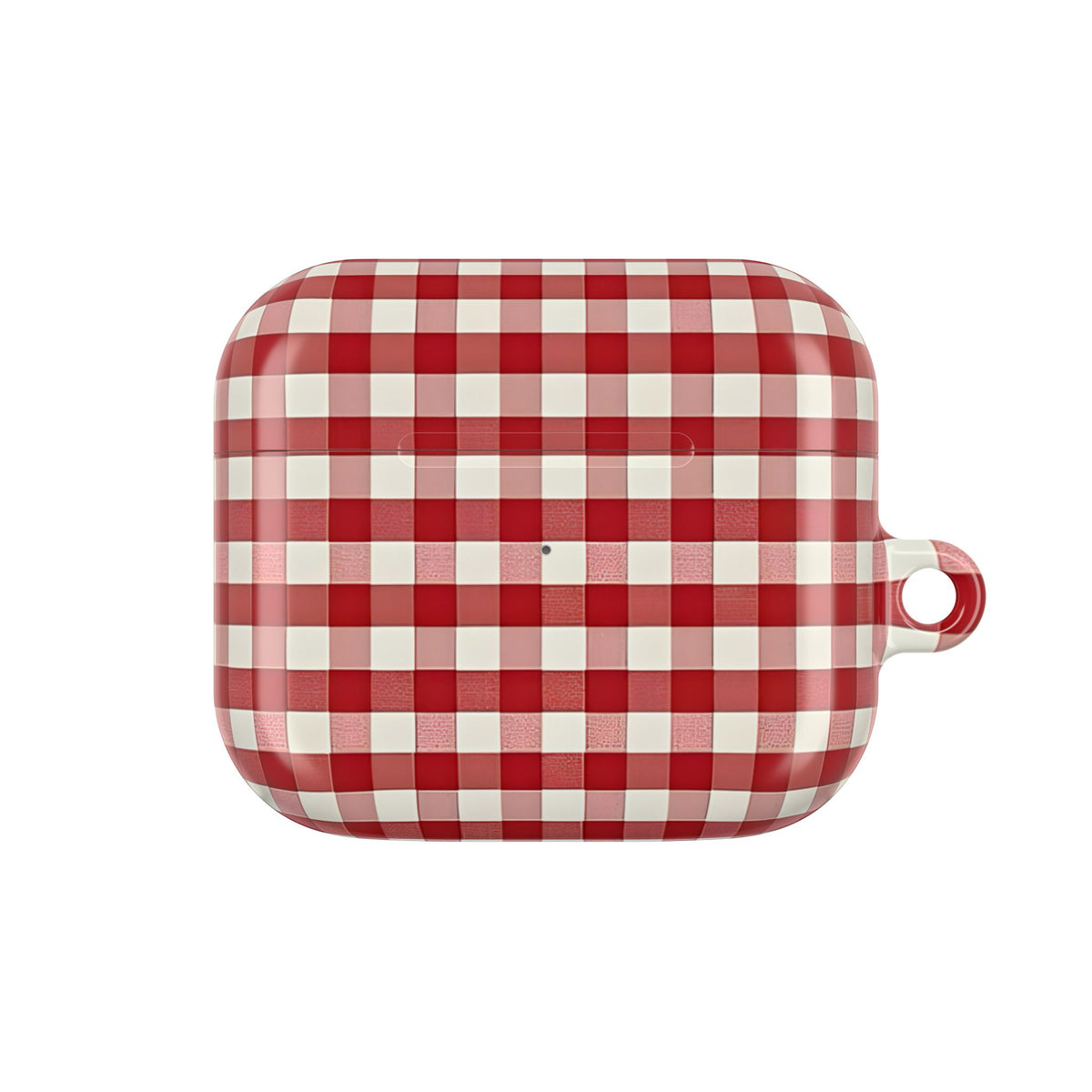 Red Gingham AirPod Case – Slim Protective Charging Case