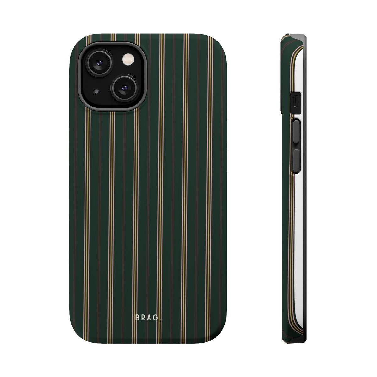 Vintage Pinstripe Magnetic Impact-Resistant Phone Case