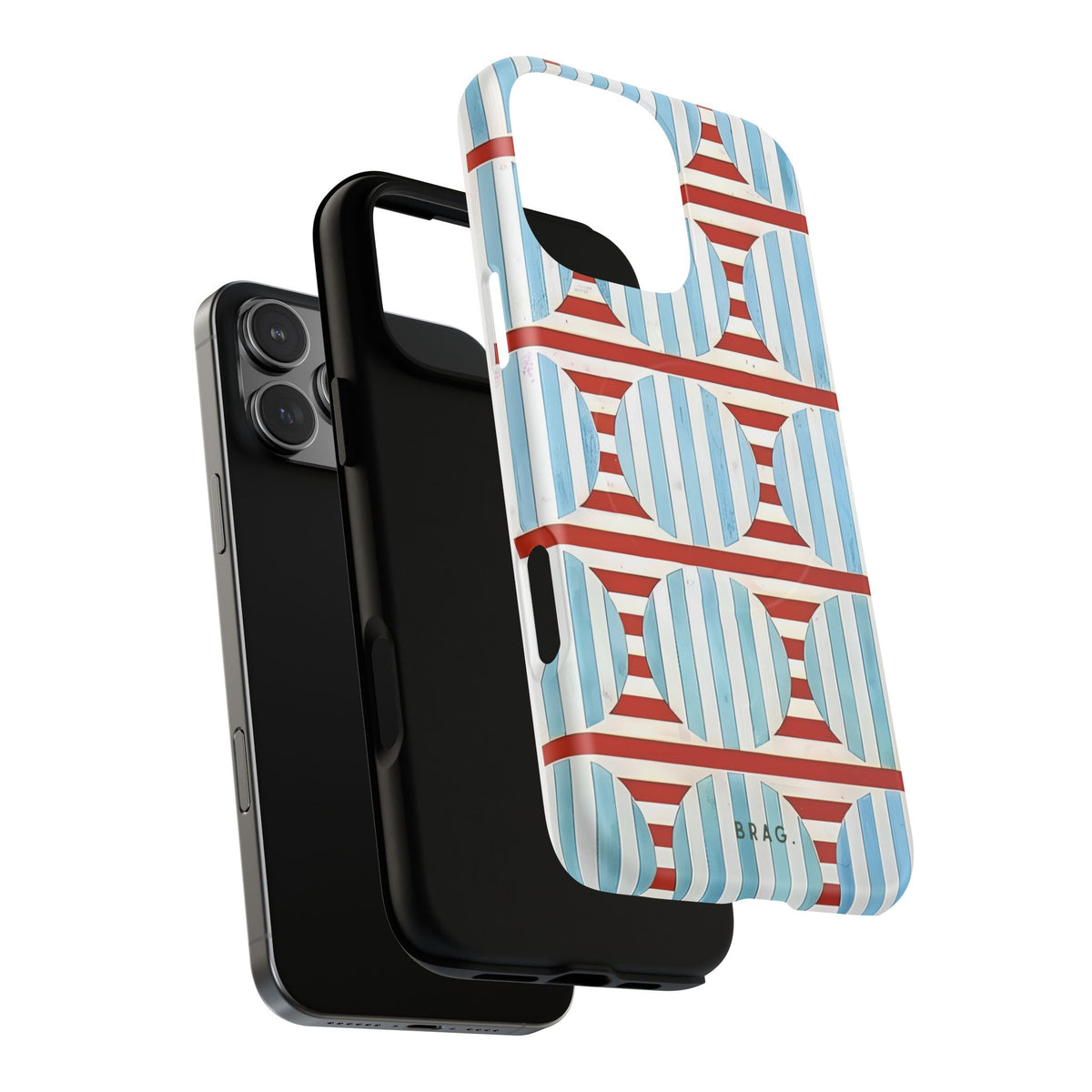 Riviera Stripe MagSafe Tough Phone Case — Magnetic Protective Cover