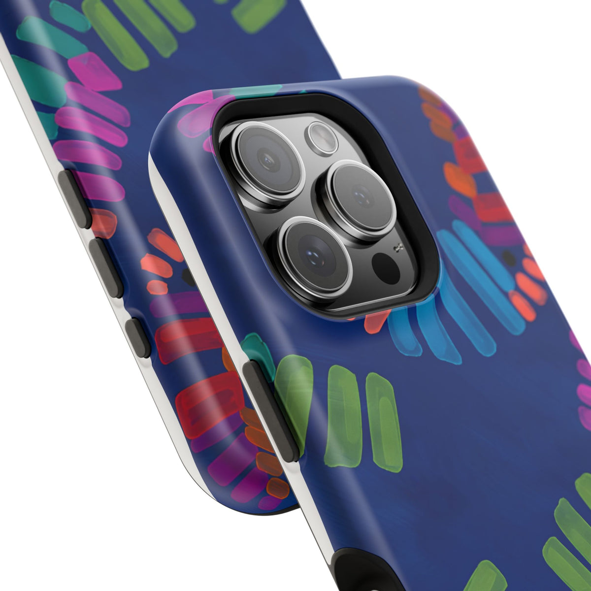 Blue Palm Magnetic Impact-Resistant Phone Case