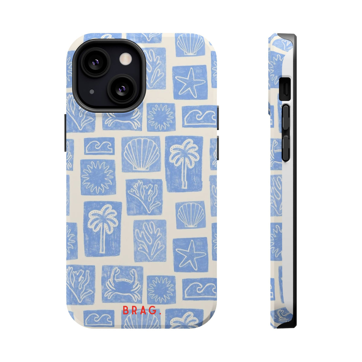 Azure Tiles Magnetic Impact-Resistant Phone Case