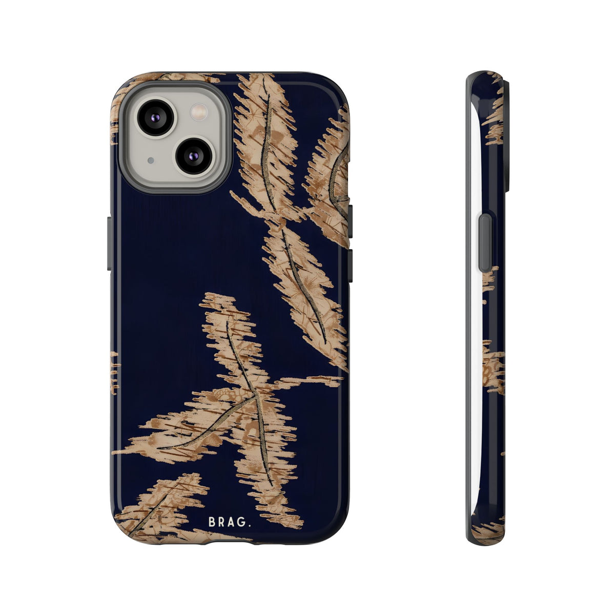 Golden Fern Tough Phone Case – Shockproof Protective iPhone Cover