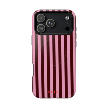Candy Stripe MagSafe Tough Phone Case — Magnetic Protective Cover