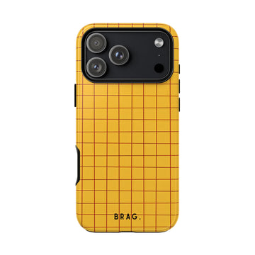 Cheese Grid Tough Phone Case – Shockproof Protective iPhone Cover