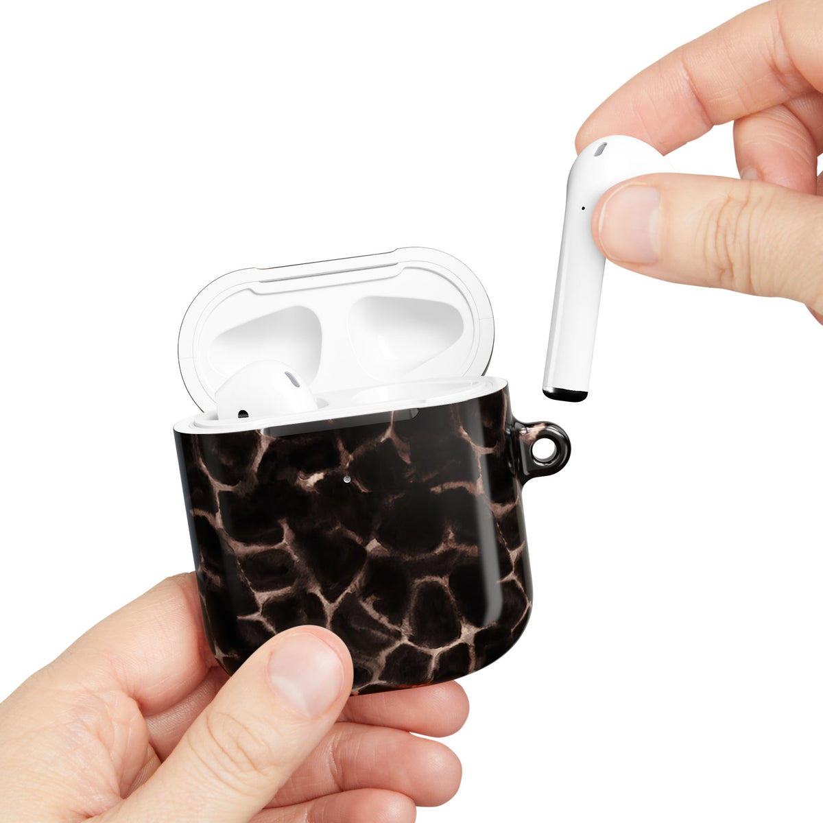 Jungle Noir AirPod Case – Slim Protective Charging Case