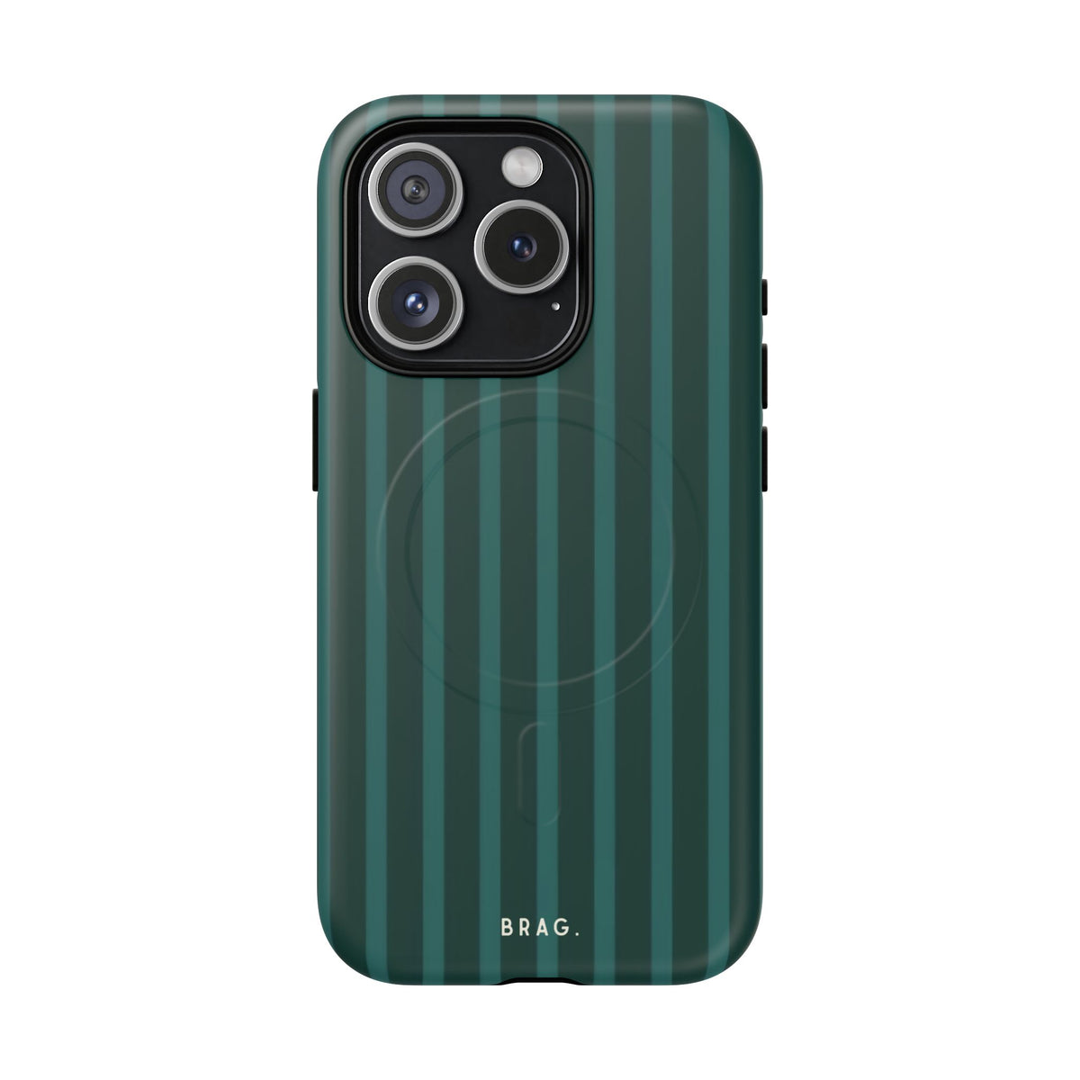 Forest Stripe MagSafe Tough Phone Case — Magnetic Protective Cover