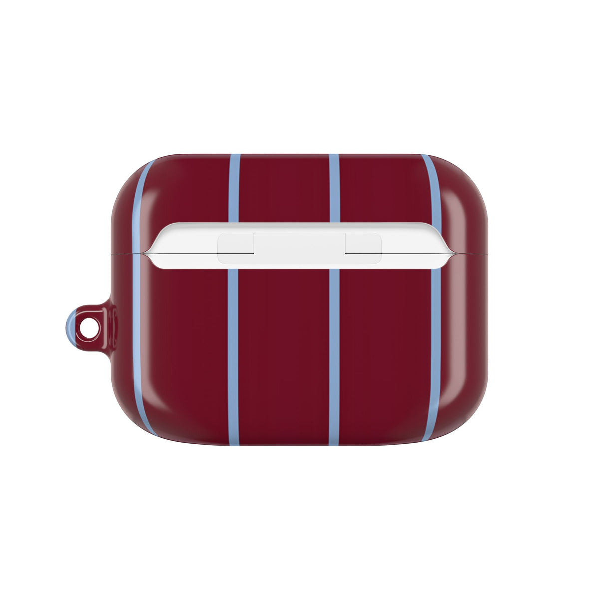 Bordeaux Stripe AirPod Case – Slim Protective Charging Case
