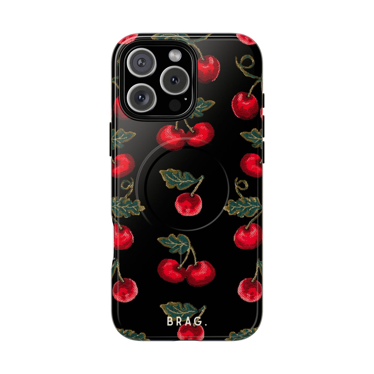 Cherry Bomb MagSafe Tough Phone Case — Magnetic Protective Cover