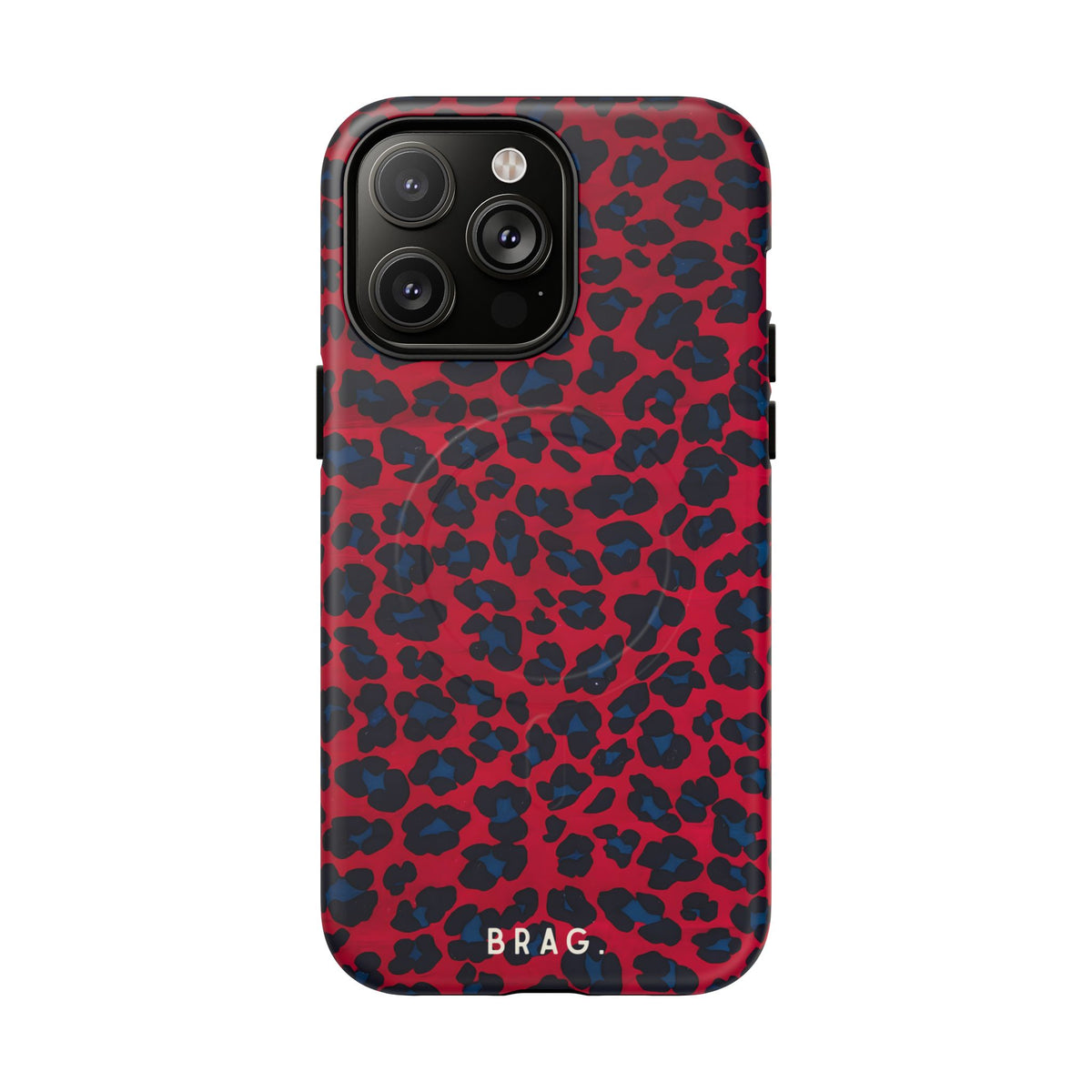 Red Flag MagSafe Tough Phone Case — Magnetic Protective Cover