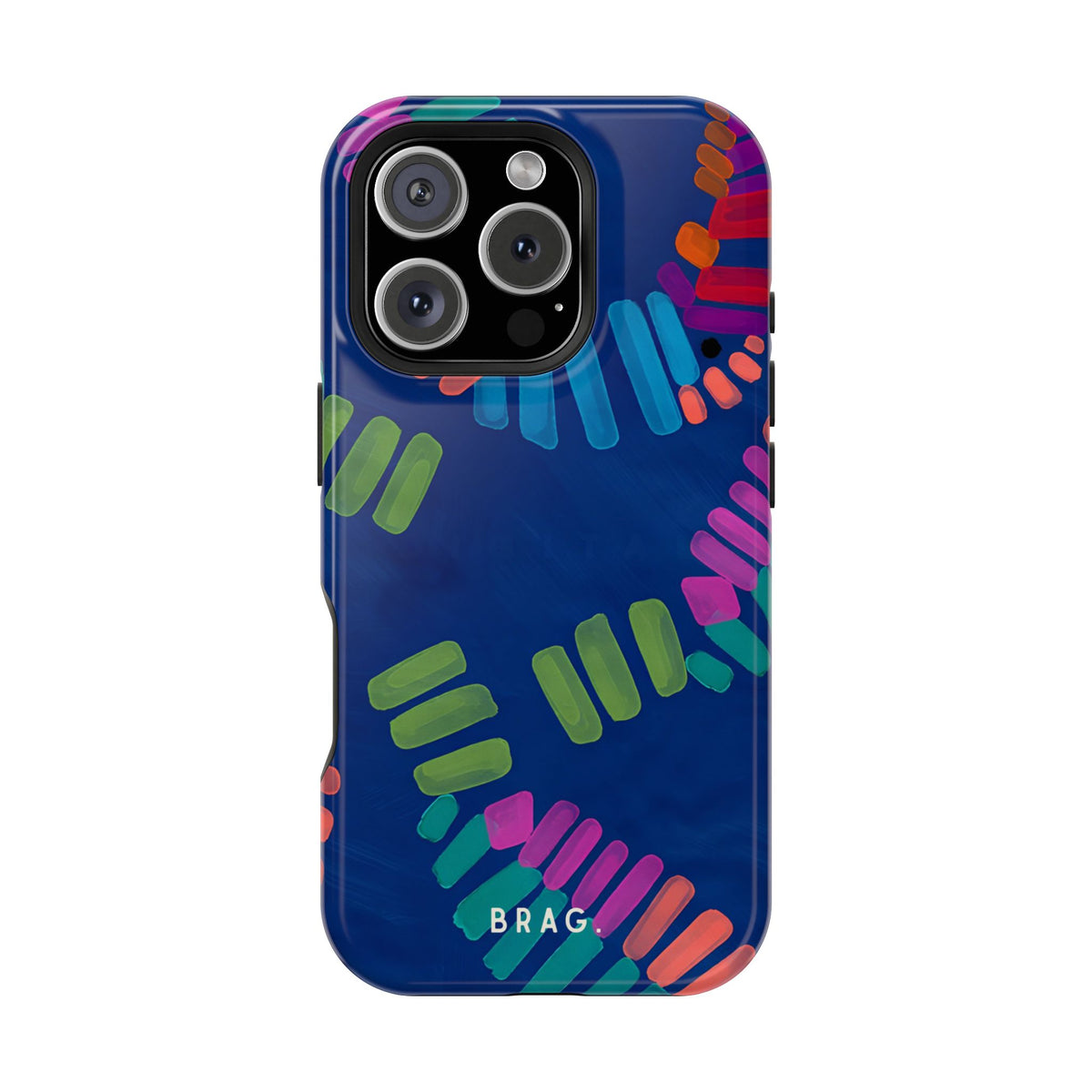 Blue Palm Magnetic Impact-Resistant Phone Case