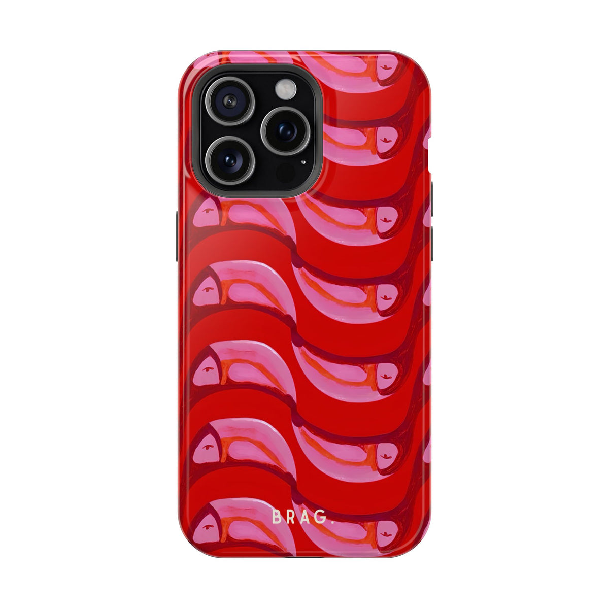 Pink Current Magnetic Impact-Resistant Phone Case